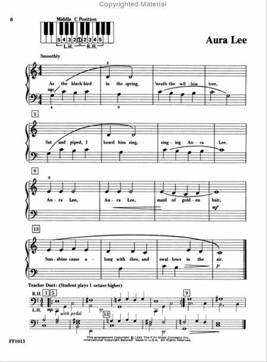 PlayTime® Piano Favorites Piano Method scores gallery preview page 3