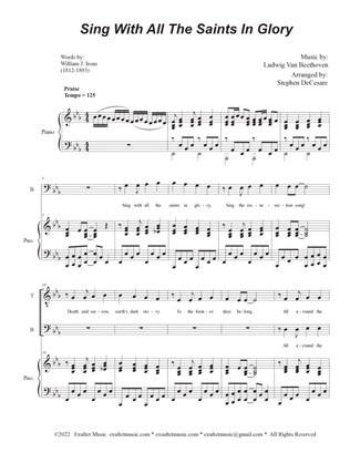 Sing With All The Saints In Glory (Duet for Tenor and Bass solo)
