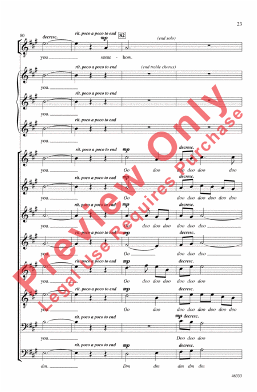 Homeward Bound 4-Part scores gallery preview page 23