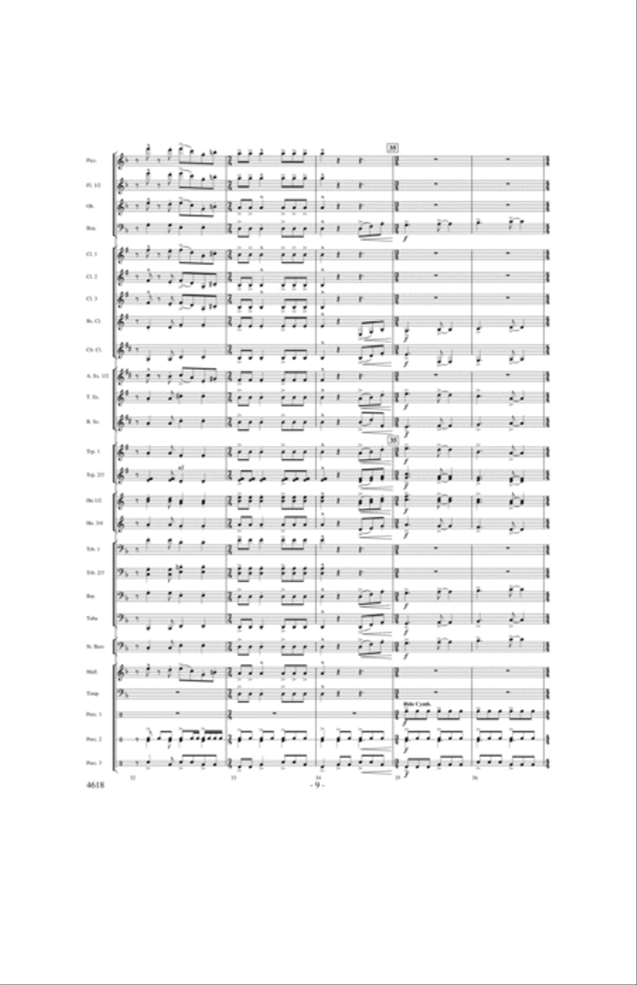 By the Rivers of Babylon Concert Band scores gallery preview page 8