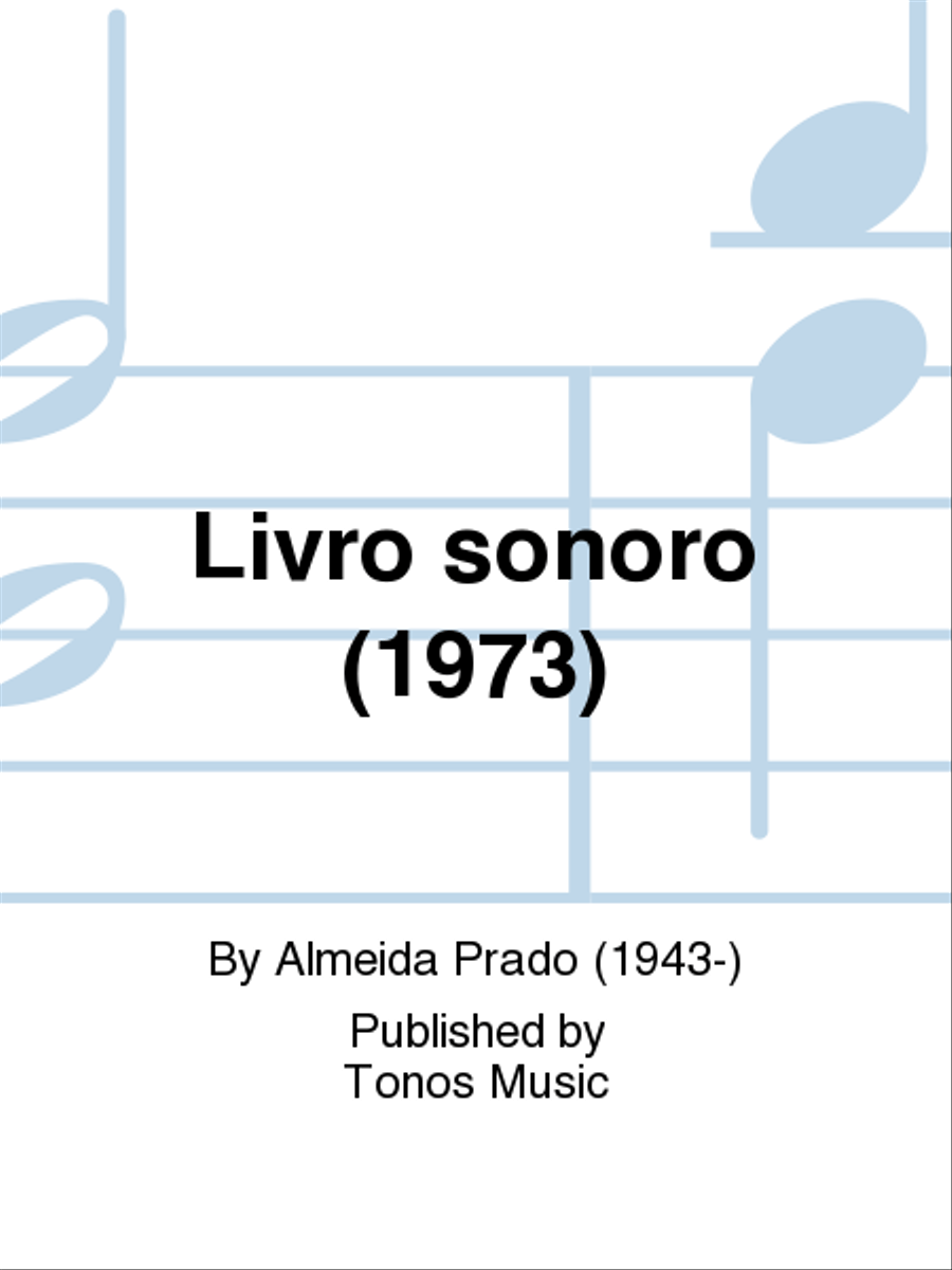 Livro sonoro (1973)