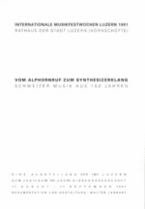 Book cover for Vom Alphornruf zum