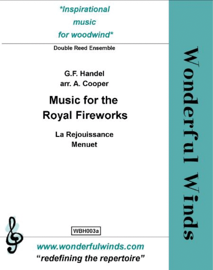 Music From The Royal Fireworks Set of Parts scores gallery preview page 1