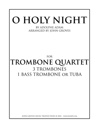 Book cover for O Holy Night - Trombone Quartet