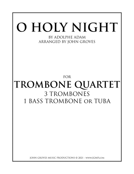 O Holy Night - Trombone Quartet image number null