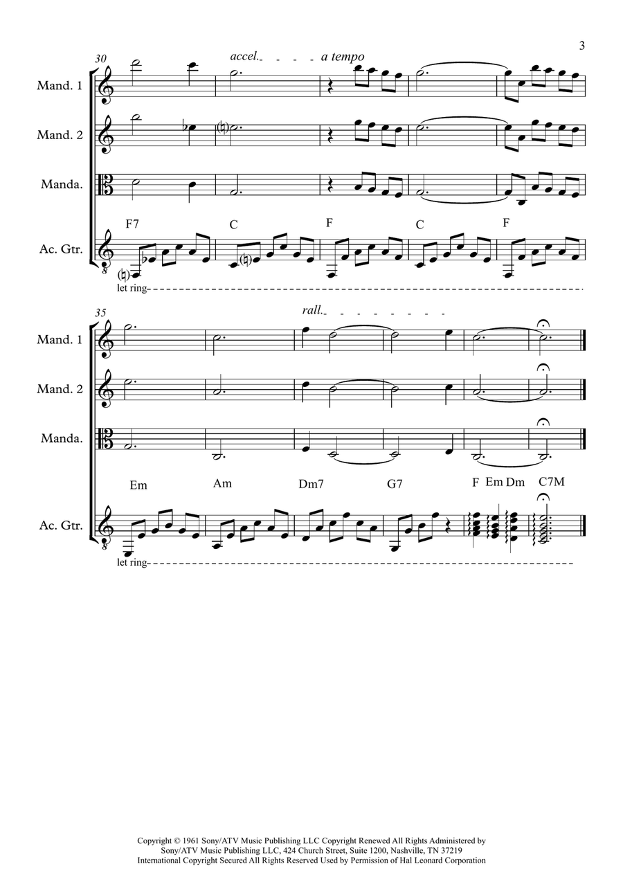 Moon River Small Ensemble scores gallery preview page 3