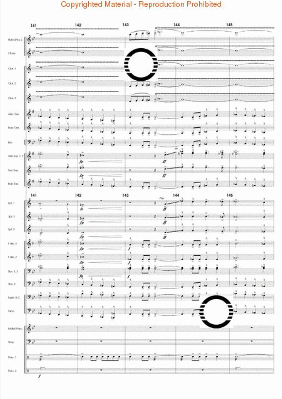 Black Granite III Black Granite III Concert Band scores gallery preview page 30