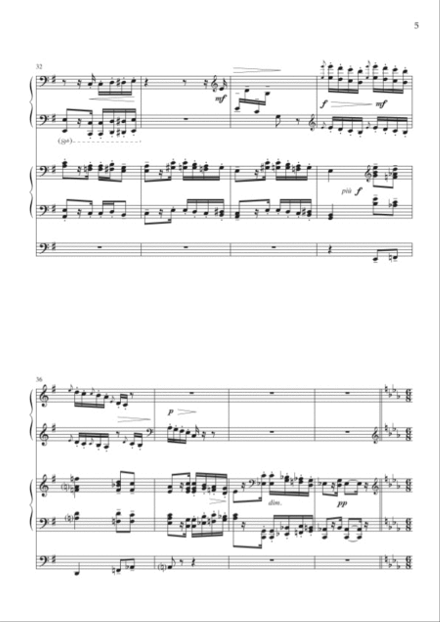 Variations on Two Themes, Op. 35 Organ scores gallery preview page 4