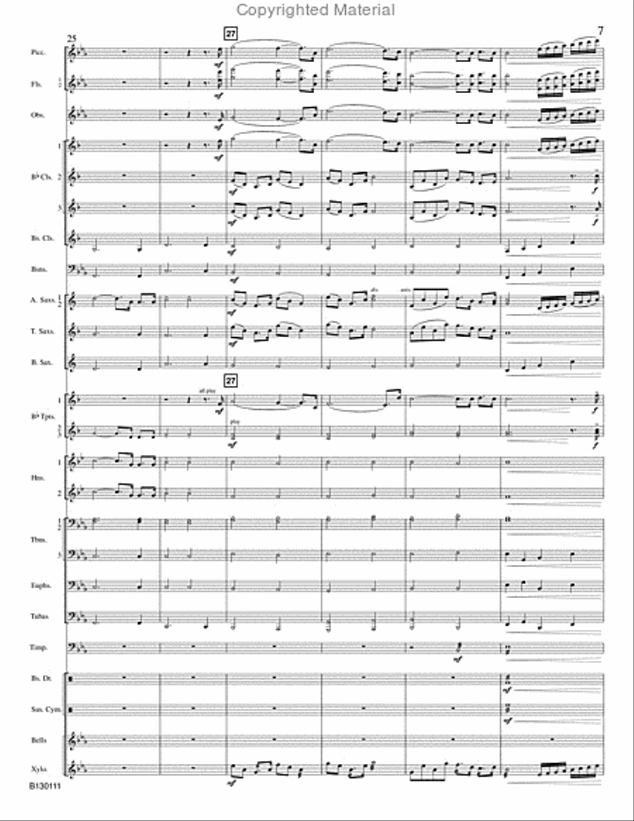 Holiday Prelude Holiday Prelude Concert Band scores gallery preview page 8
