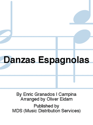 Book cover for Danzas Espagnolas