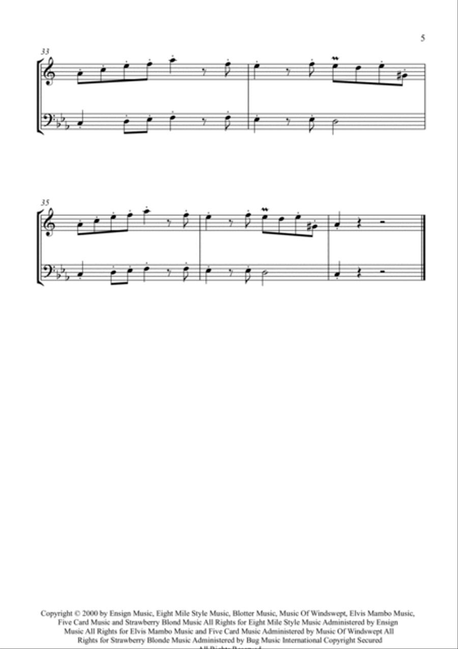 The Real Slim Shady Alto Saxophone scores gallery preview page 5