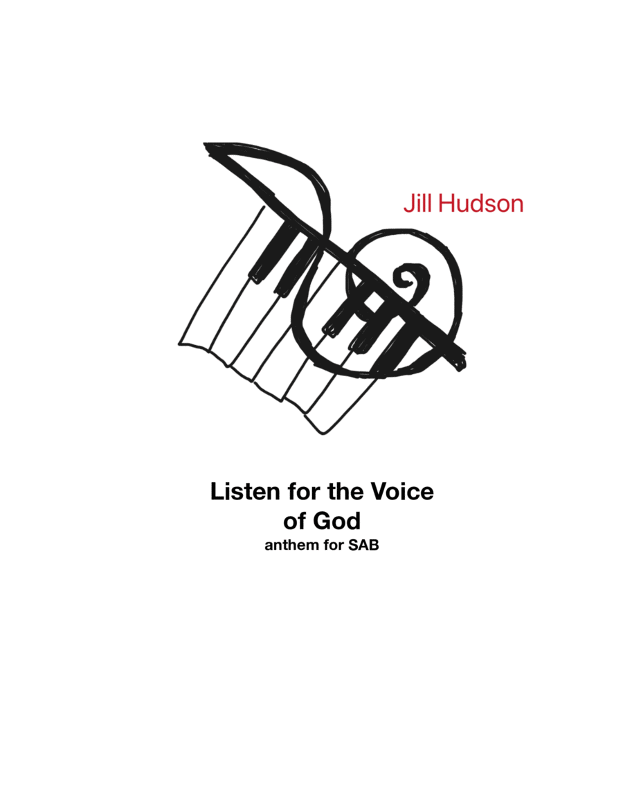 Listen for the Voice of God 3-Part scores gallery preview page 1