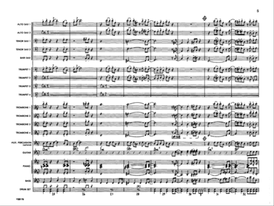 Just a Little Off the Top Jazz Ensemble scores gallery preview page 5