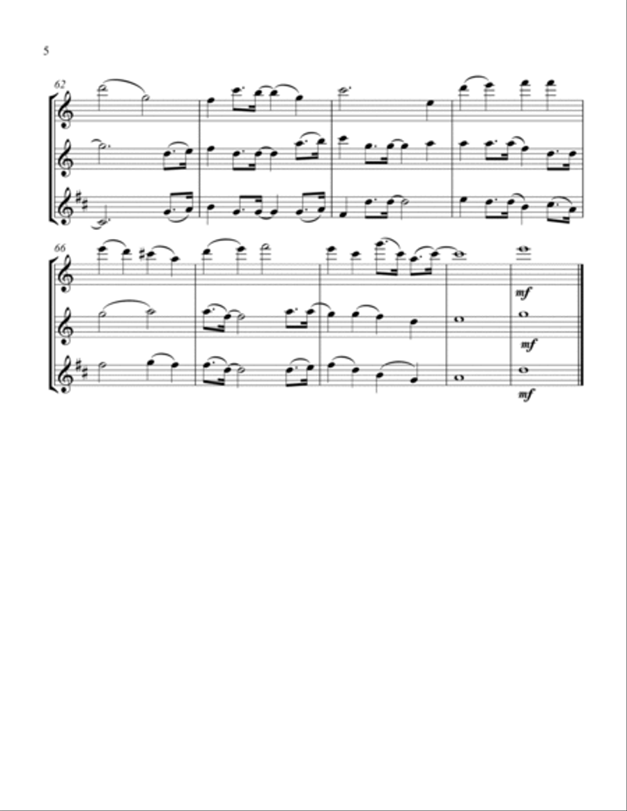 A Marshmallow World A Marshmallow World Woodwind Trio scores gallery preview page 6