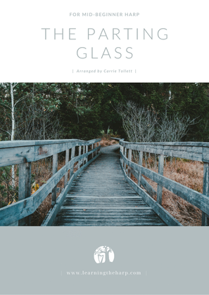 Book cover for The Parting Glass - Mid-Beginner for Harp