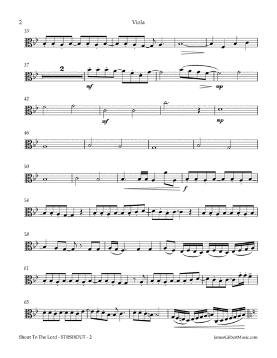Shout To The Lord String Quartet scores gallery preview page 3