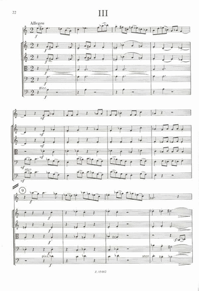 Concertino Nr. 5 für Trompete und Streichorchest