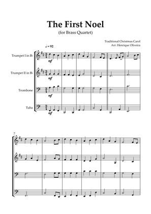 The First Noel (Brass Quartet) - Intermediate Level
