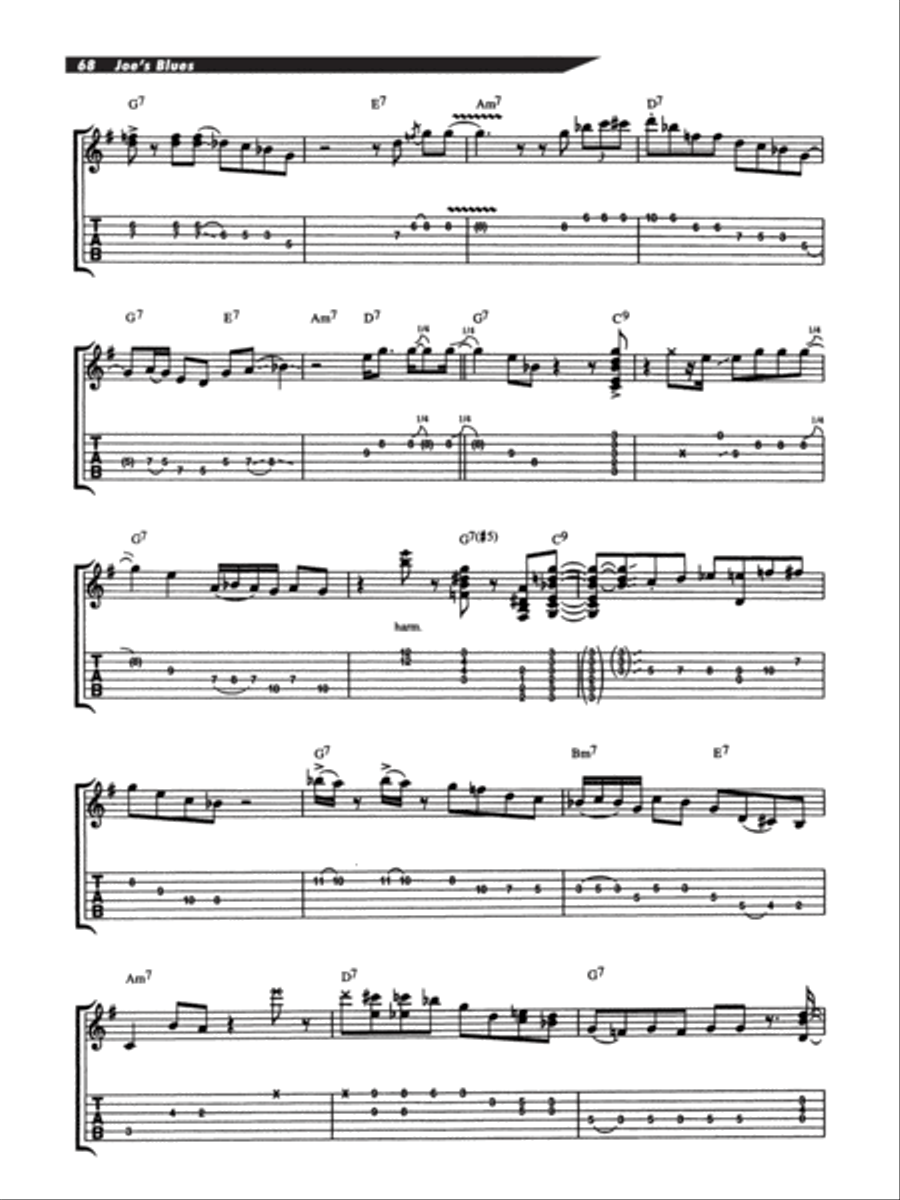 Joe Pass -- On Guitar Electric Guitar scores gallery preview page 69