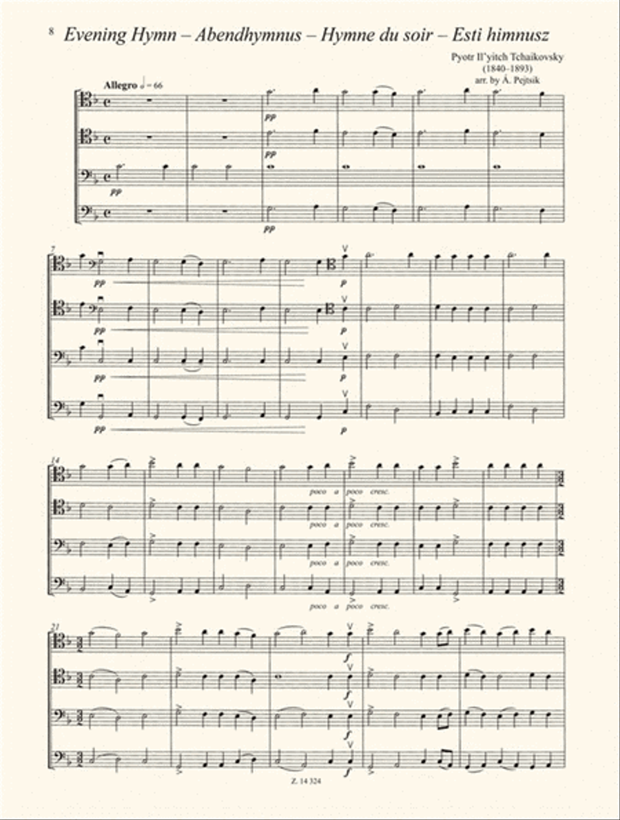 Chamber Music for/ Kammermusik für Violoncelli 2 Cello scores gallery preview page 4