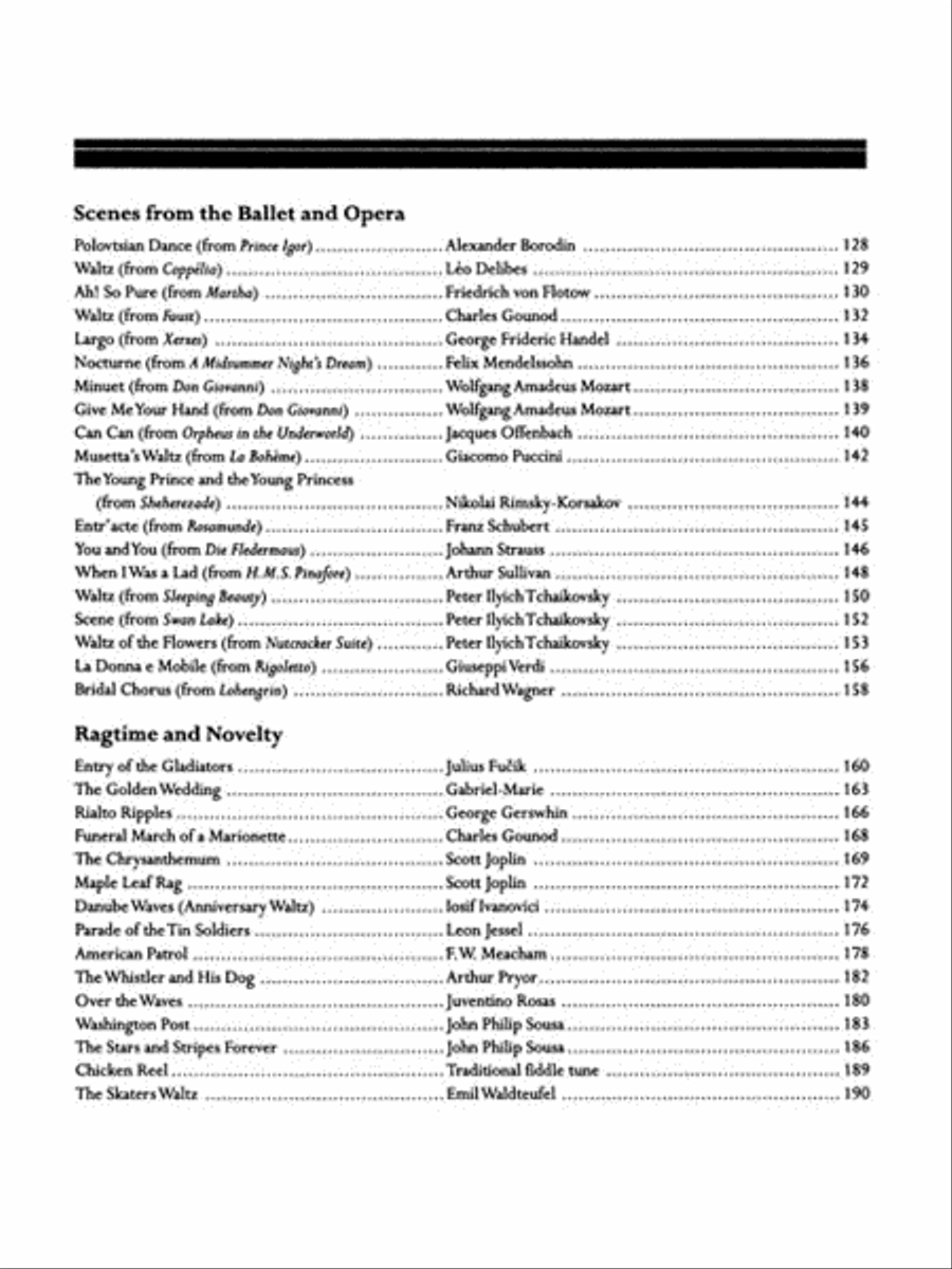 The Library of Easy Piano Favorites Easy Piano scores gallery preview page 4