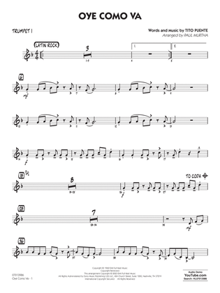 Oye Como Va (arr. Paul Murtha) - Trumpet 1