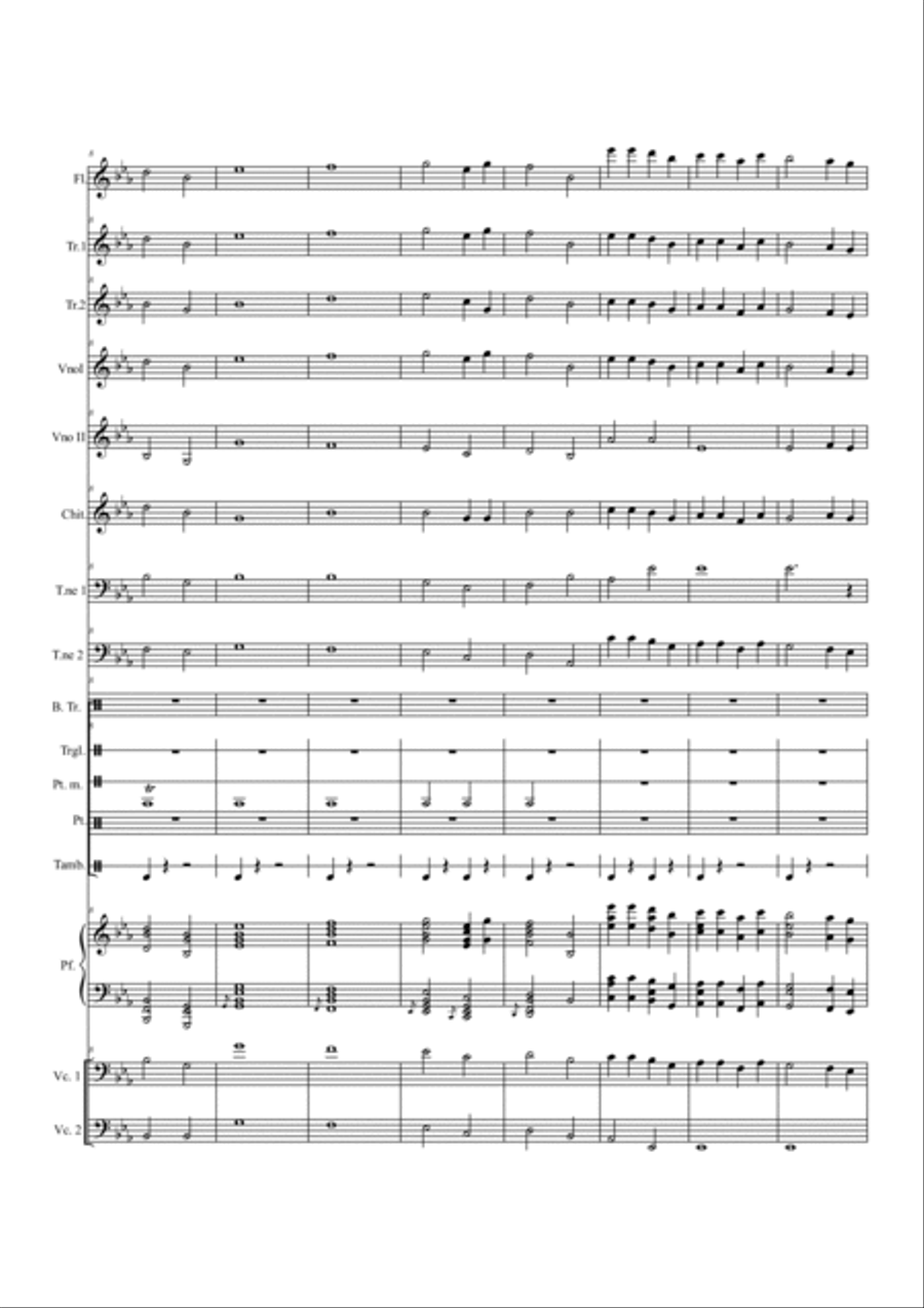 The Great Gate of Kiev - La grande porta di Kiev Large Ensemble scores gallery preview page 2