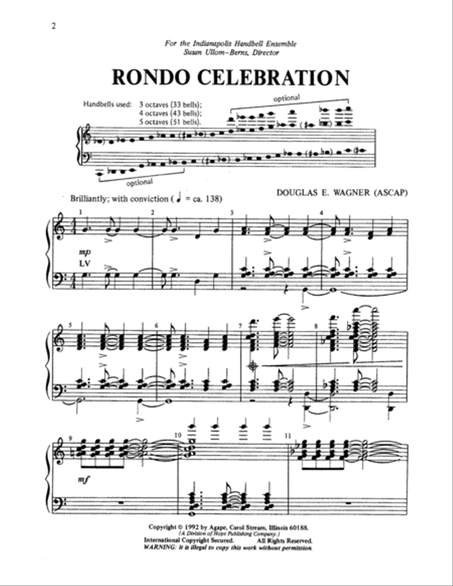Rondo Celebration 5-Octaves scores gallery preview page 2