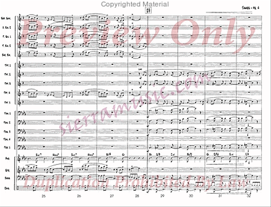 James Jazz Ensemble scores gallery preview page 5