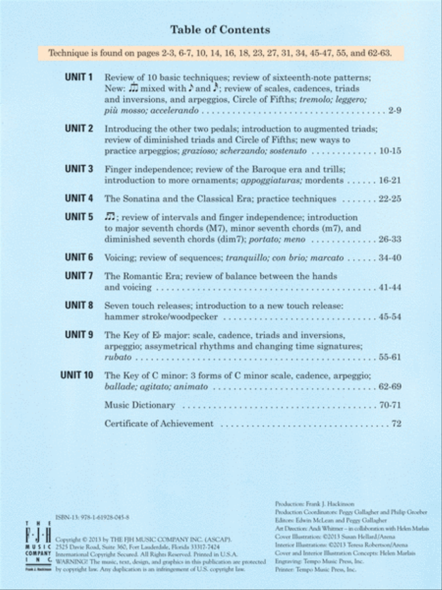 Succeeding at the Piano, Lesson & Technique Book - Grade 5 Piano Method scores gallery preview page 3