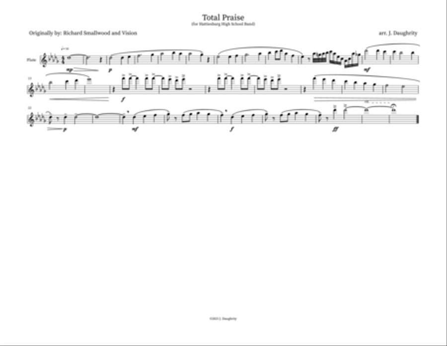 Total Praise Marching Band scores gallery preview page 5
