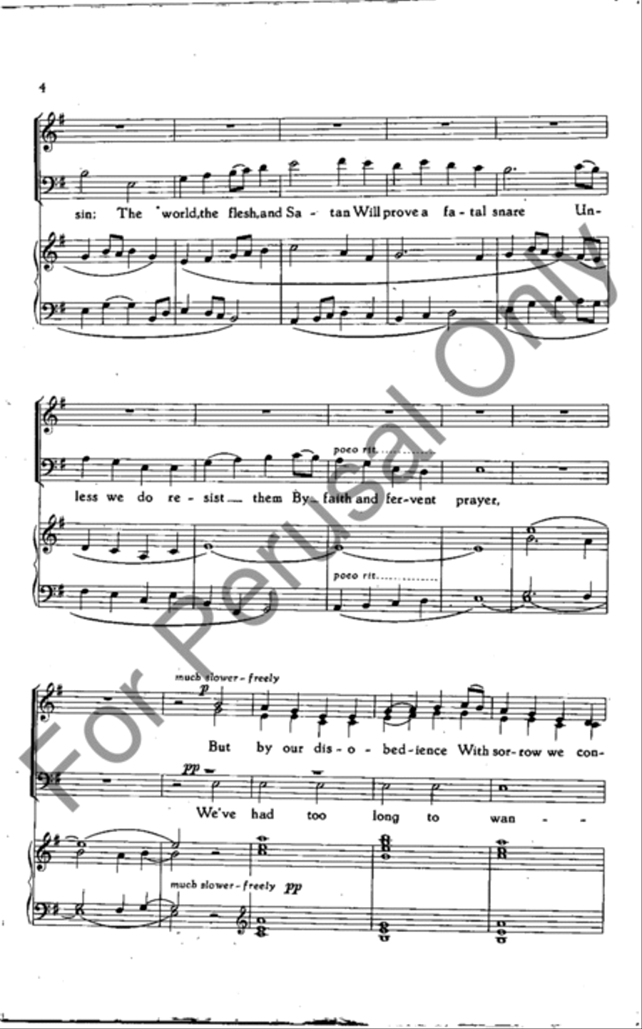 Come, All You Weary Travelers 4-Part scores gallery preview page 4
