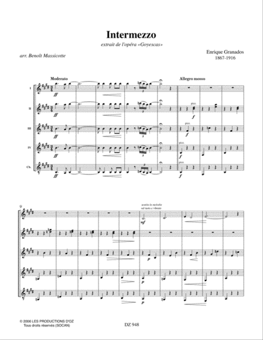 Intermezzo Guitar Ensemble scores gallery preview page 2