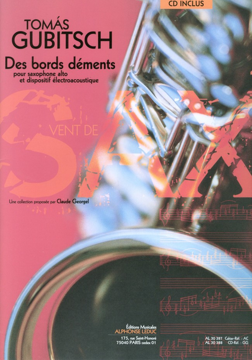 Bords Dements - Saxophone Mib Avec CD