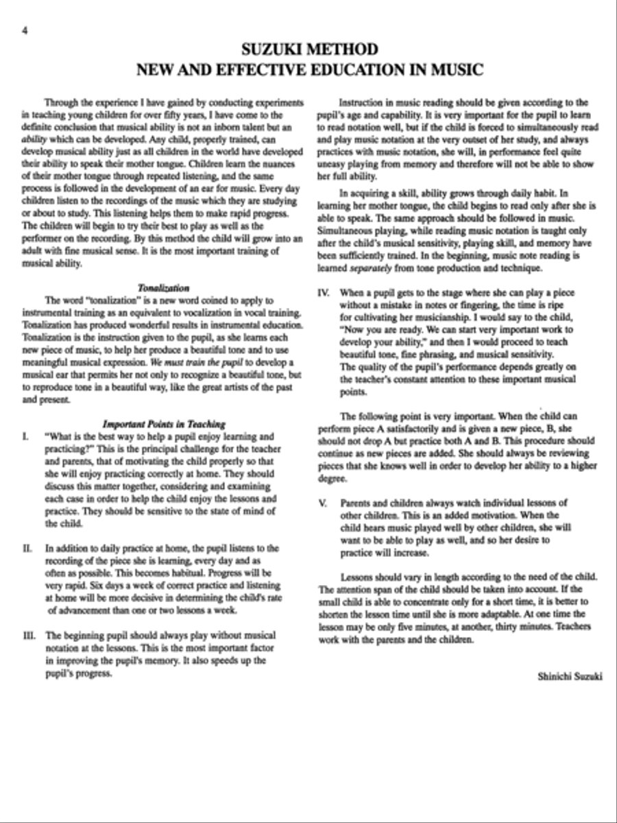 Suzuki Recorder School (Alto Recorder), Volume 4 Alto Recorder scores gallery preview page 3