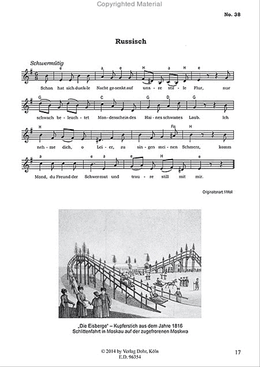 Klingende Balalaika (1832-1840) -Russische und polnische Volkslieder- Score scores gallery preview page 2