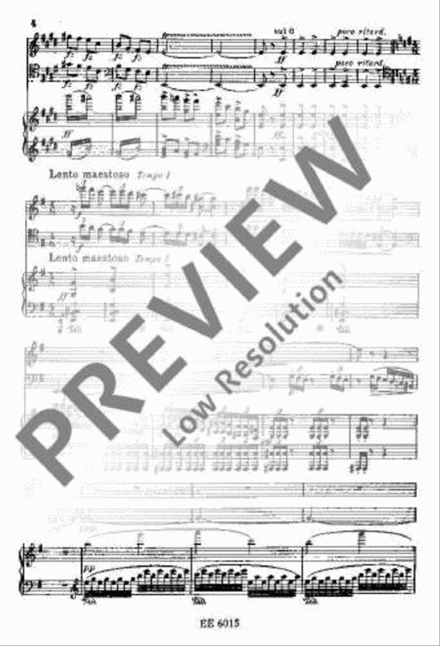 Piano Trio E minor Piano Trio scores gallery preview page 9