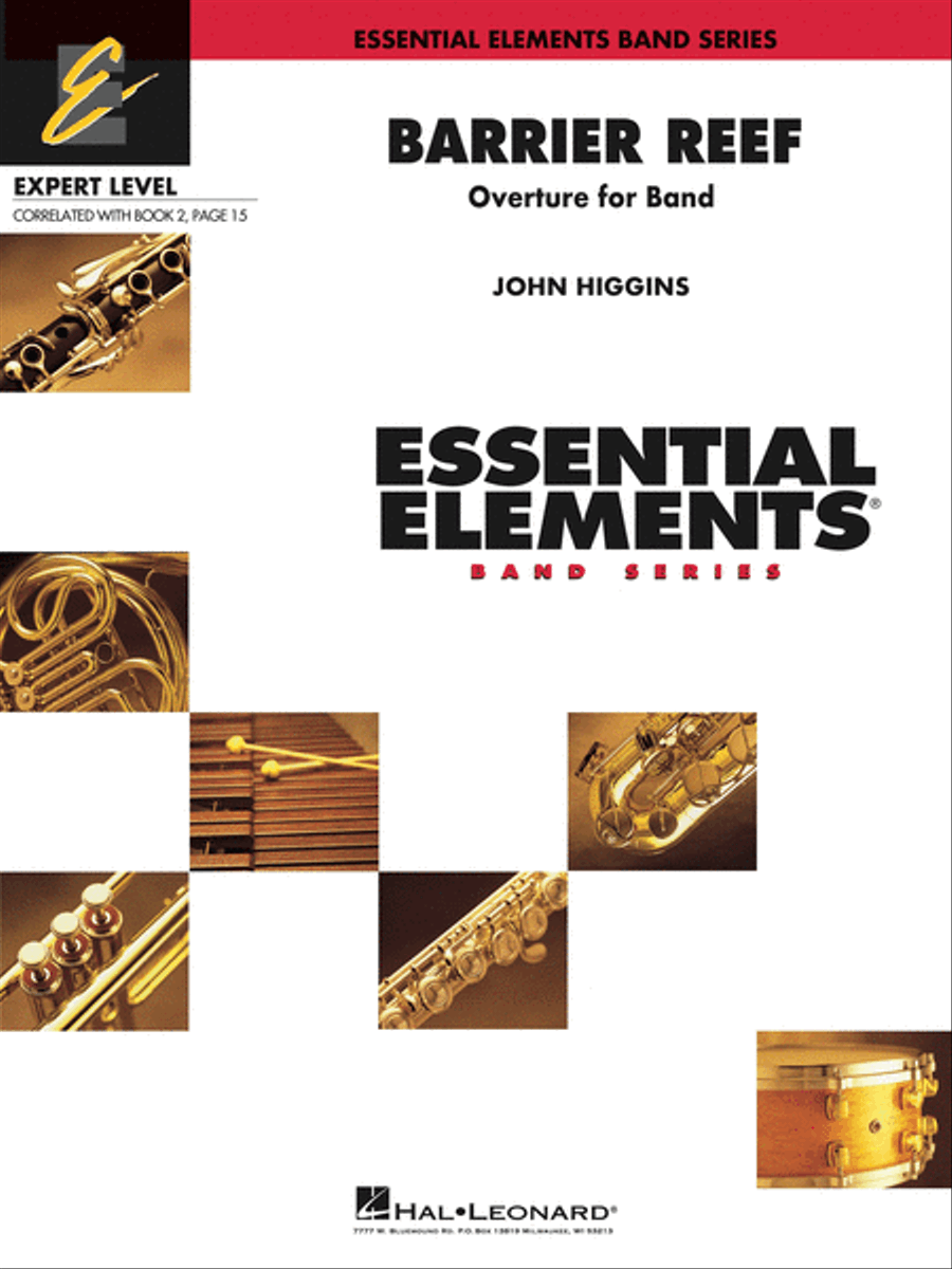 Barrier Reef Concert Band scores gallery preview page 1