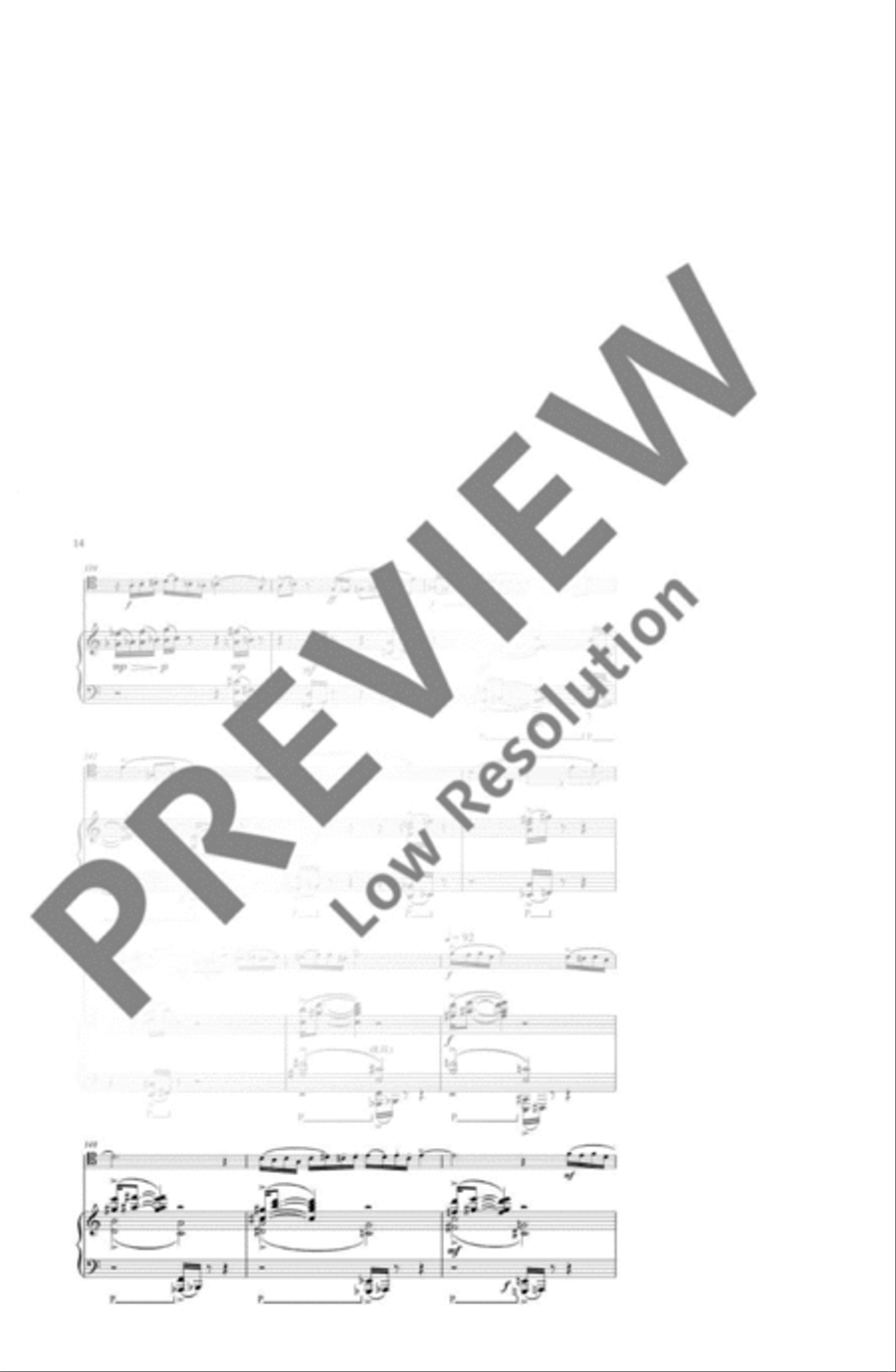 Blue Medusa Bassoon Solo scores gallery preview page 17