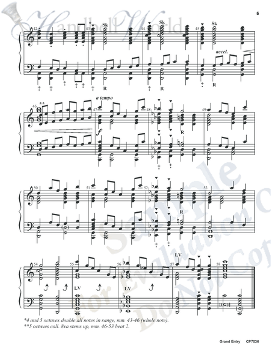 Grand Entry Grand Entry 5-Octaves scores gallery preview page 4