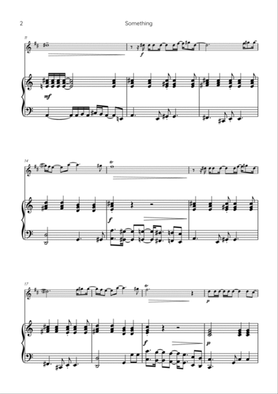 Something Something Bass Clarinet scores gallery preview page 2