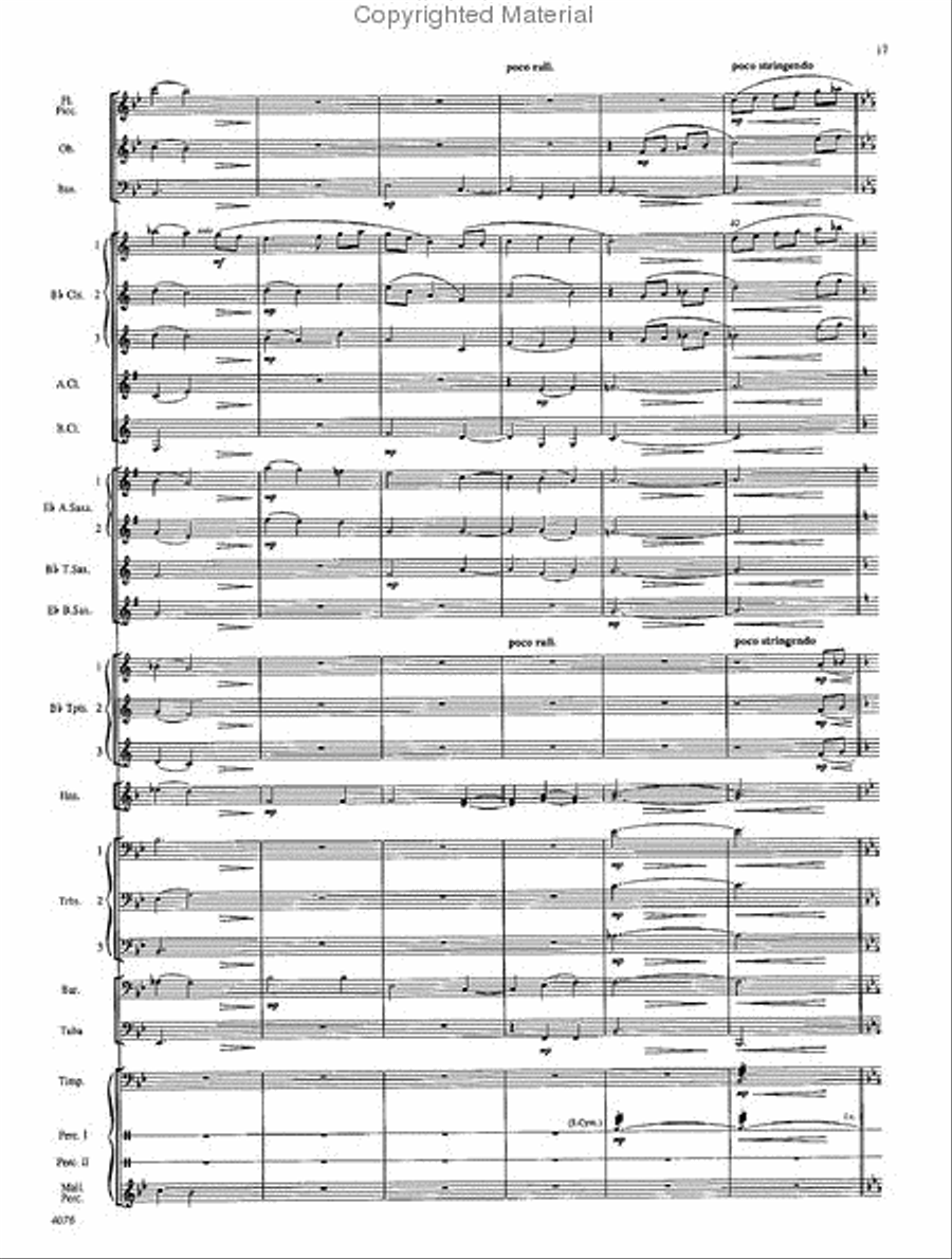 West Highlands Sojourn Concert Band scores gallery preview page 18