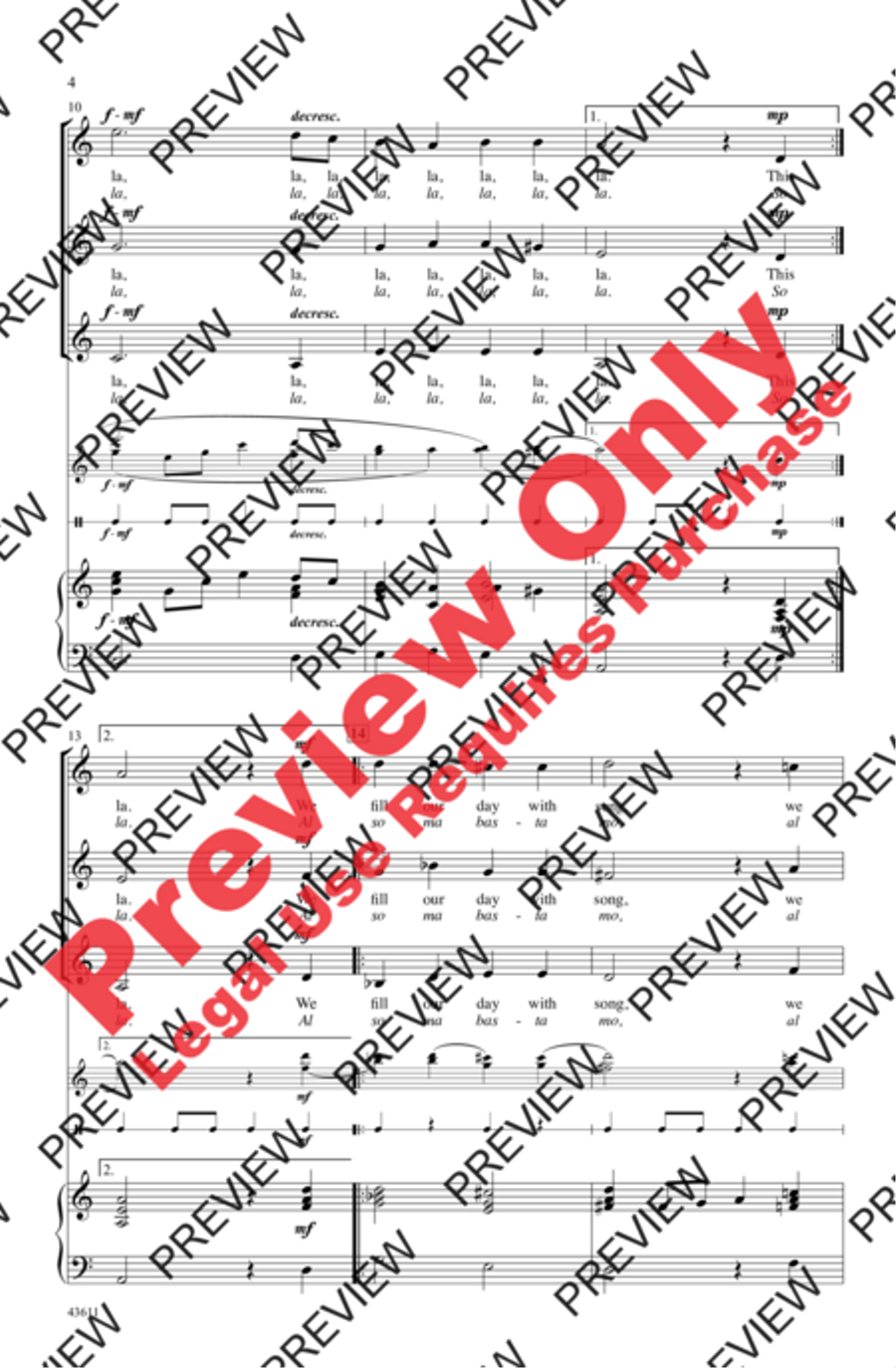 This Is Our Time for Singing Women's Choir scores gallery preview page 4