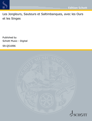 Book cover for Les Jongleurs, Sauteurs et Saltimbanques, avec les Ours et les Singes