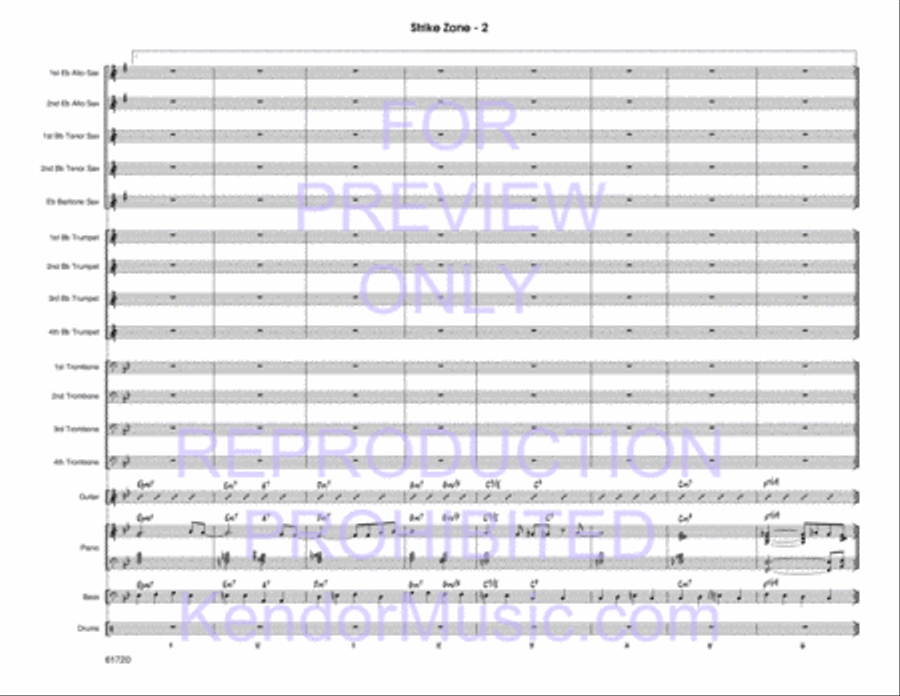 Strike Zone Strike Zone Jazz Ensemble scores gallery preview page 3