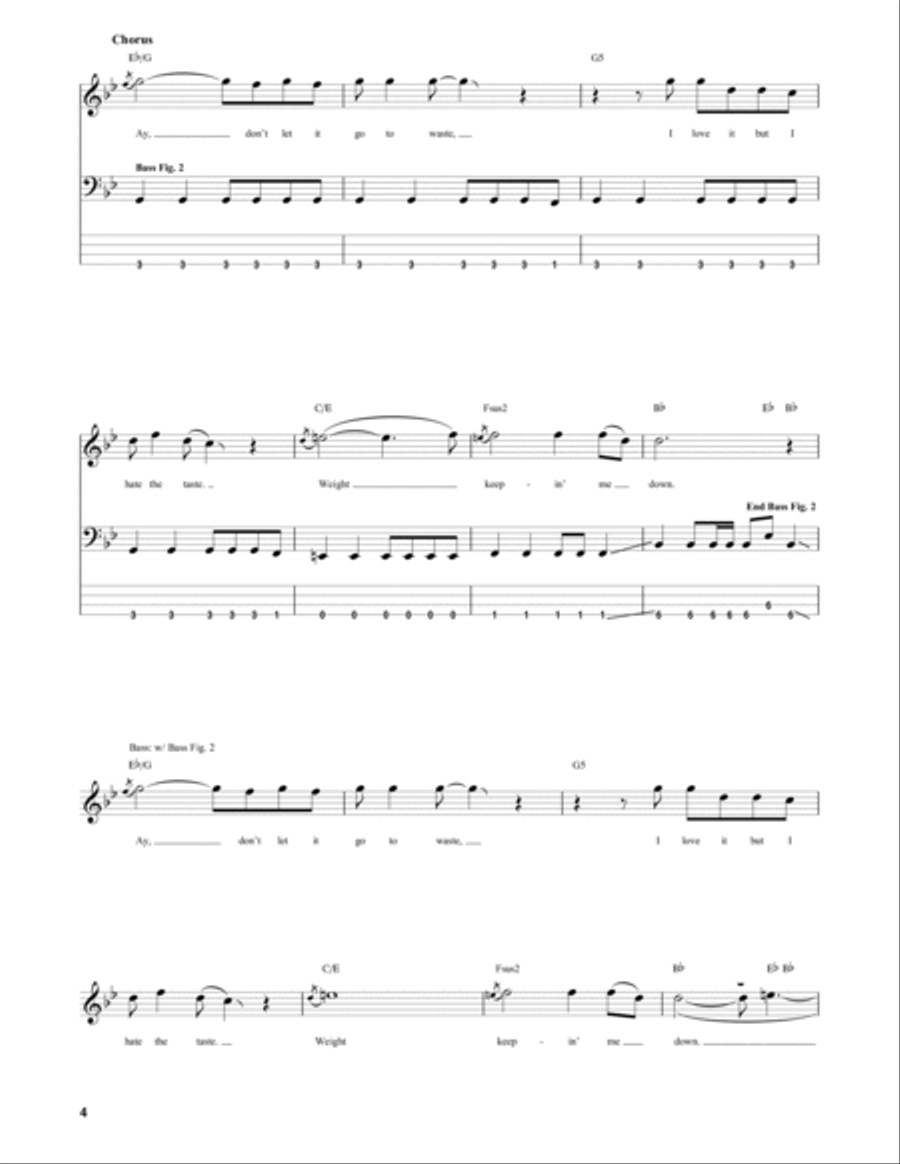 All My Life All My Life Guitar Tablature scores gallery preview page 4