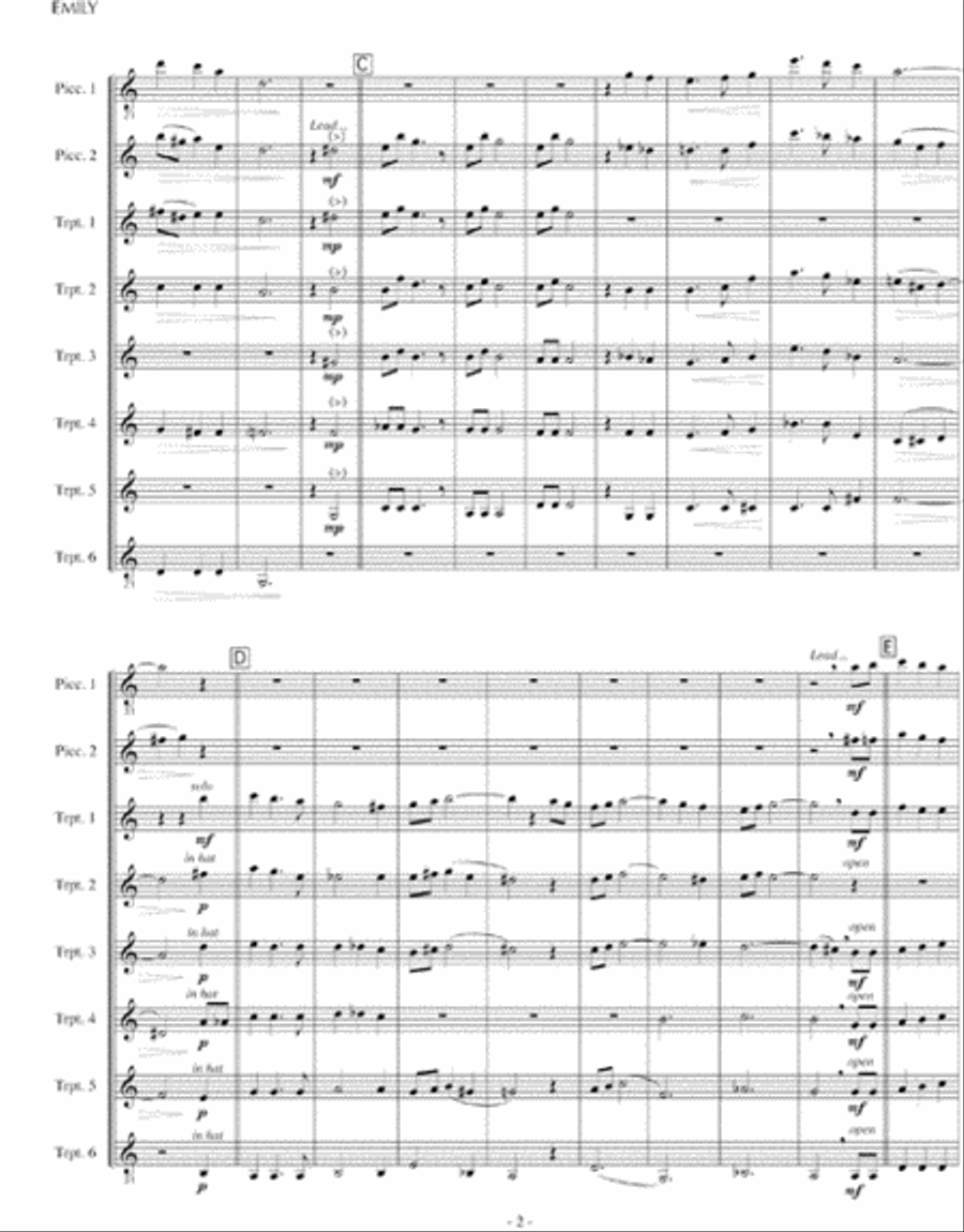 Emily Small Ensemble scores gallery preview page 3