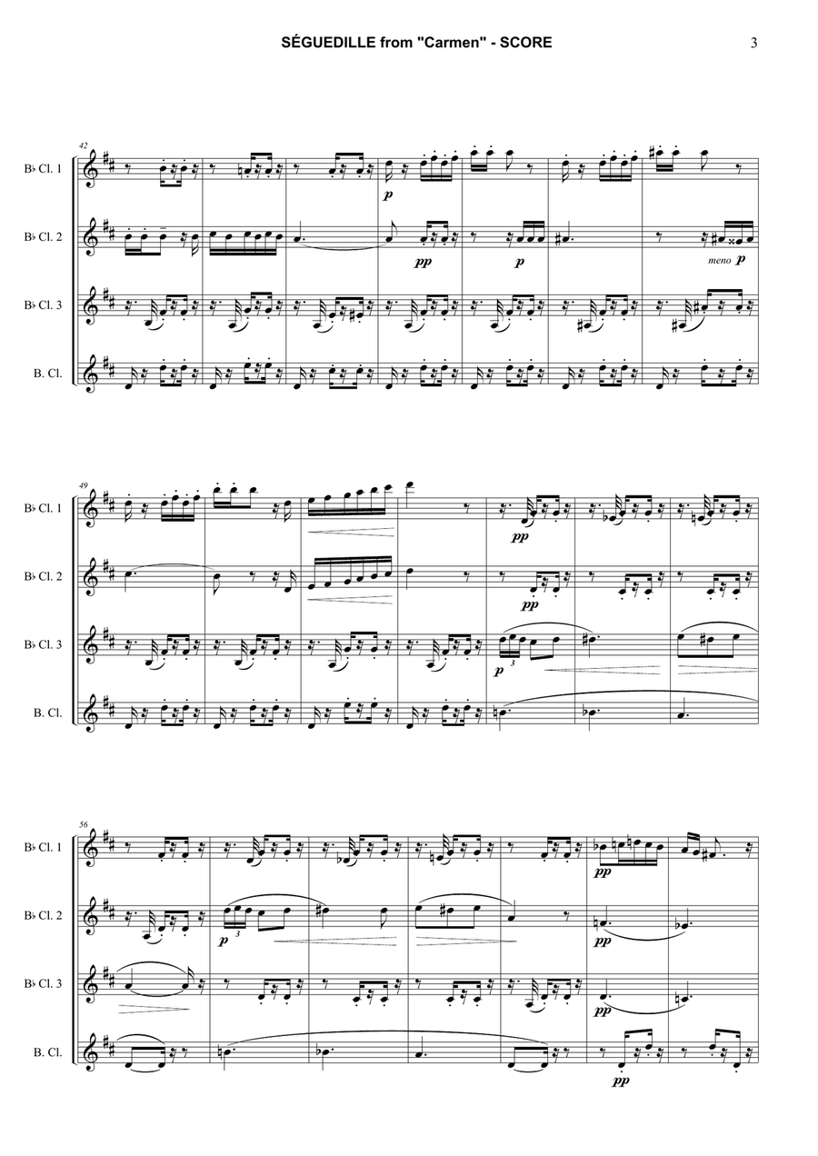 Séguedille from Séguedille from