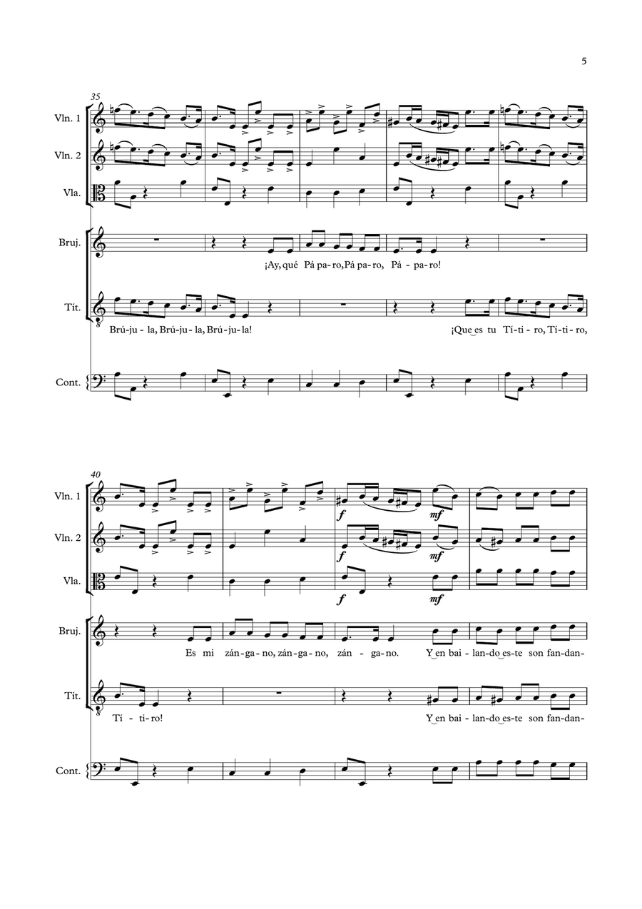 Tempestad Grande Amigo - Vendado es amor, no es ciego Small Ensemble scores gallery preview page 5
