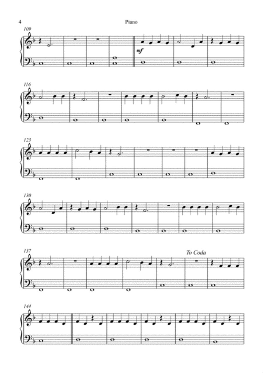 Despacito Easy Piano scores gallery preview page 4